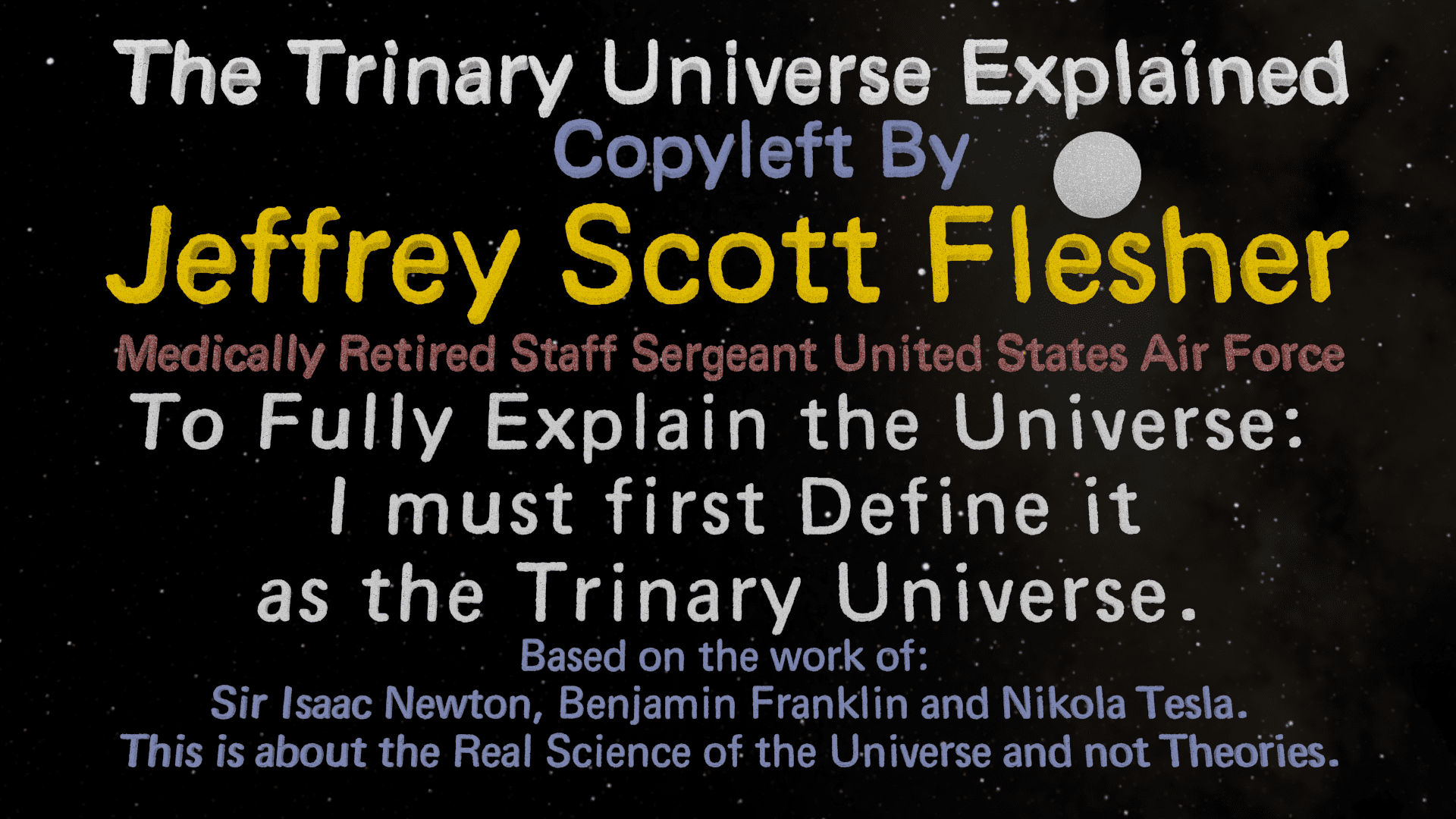The Trinary Universe Explained Solid Trinary Atom