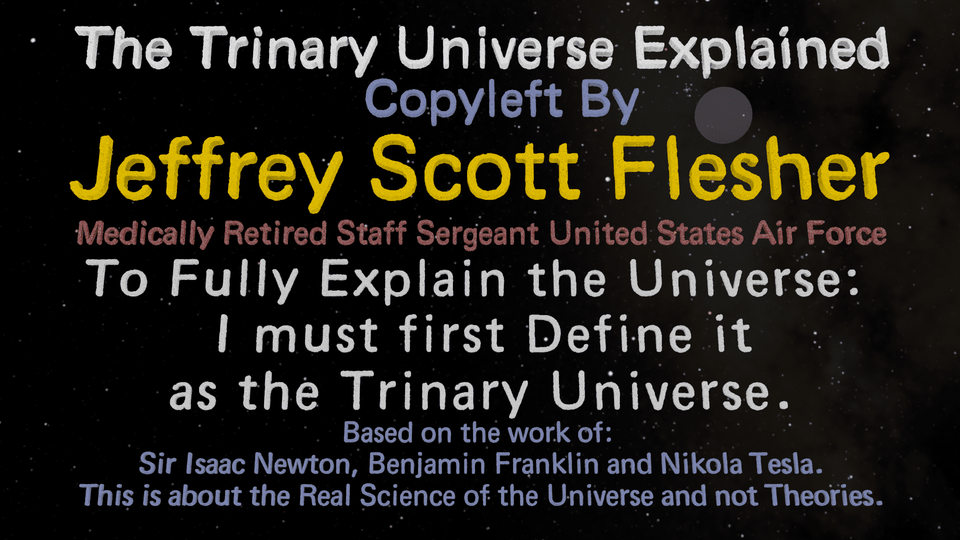 The Trinary Universe Explained Invisible Trinary Atom